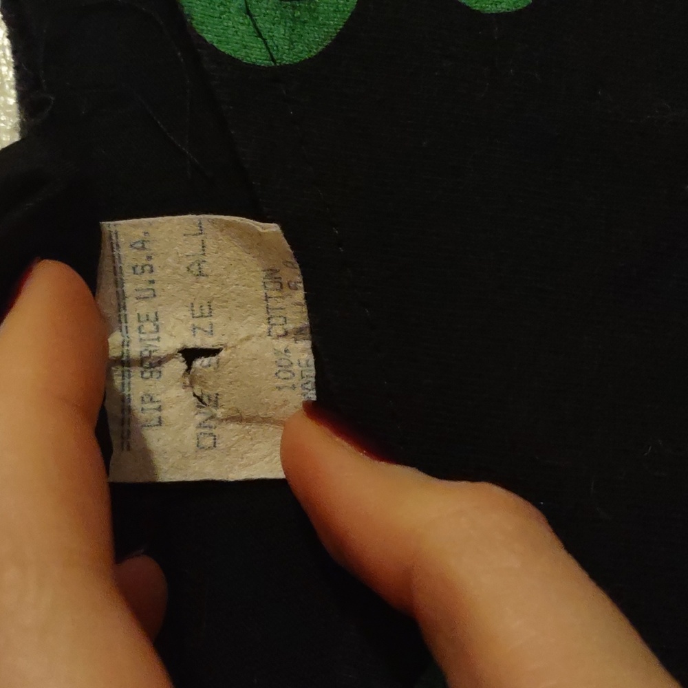 Lip Service Question mark shirt RARE - Picture 2 of 3